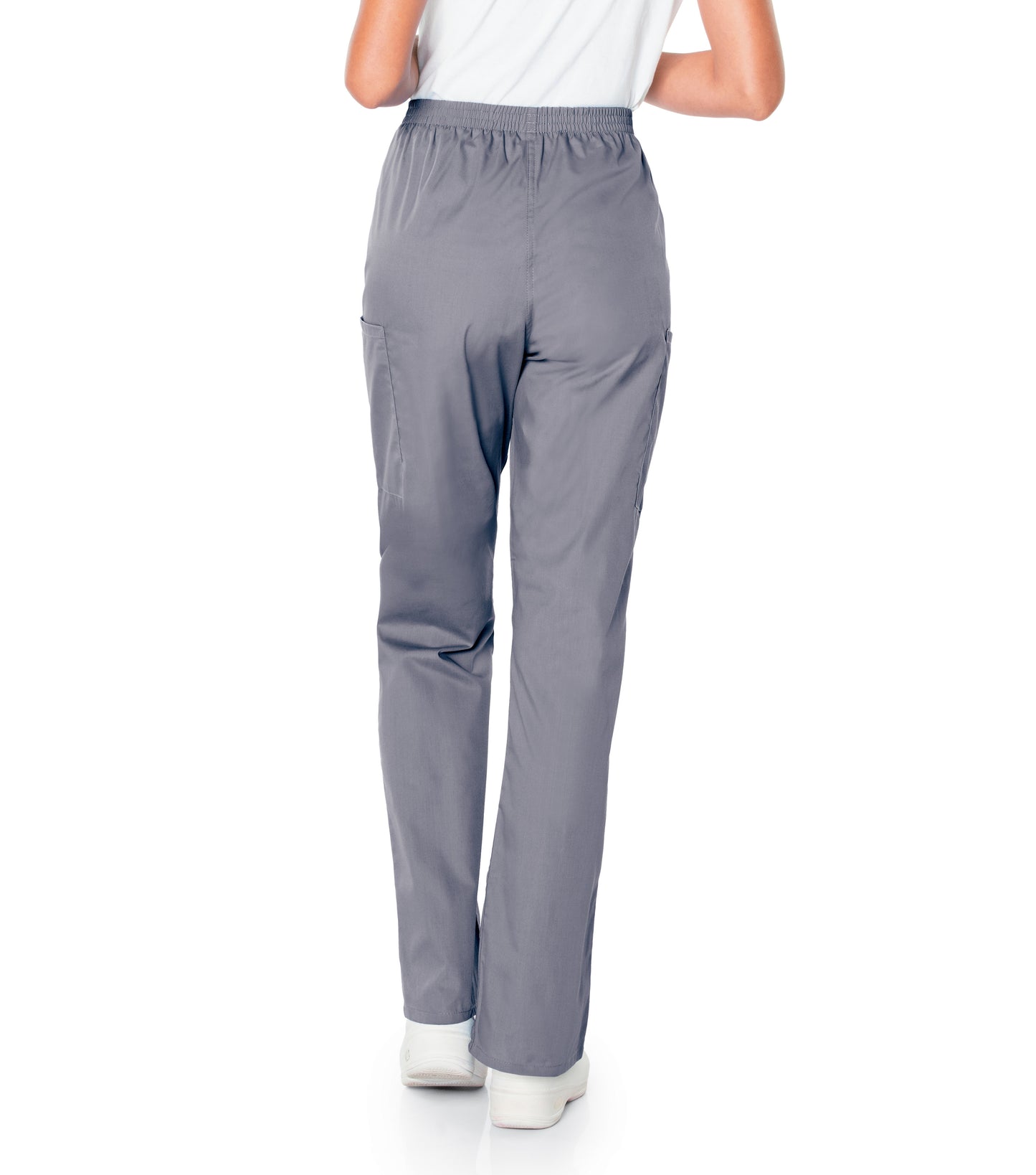 Women's 3-Pocket High-Rise Triple-Elastic Waist Pant - 83221 - Steel Grey