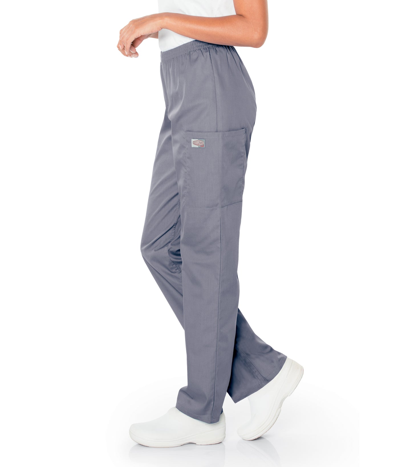 Women's 3-Pocket High-Rise Triple-Elastic Waist Pant - 83221 - Steel Grey