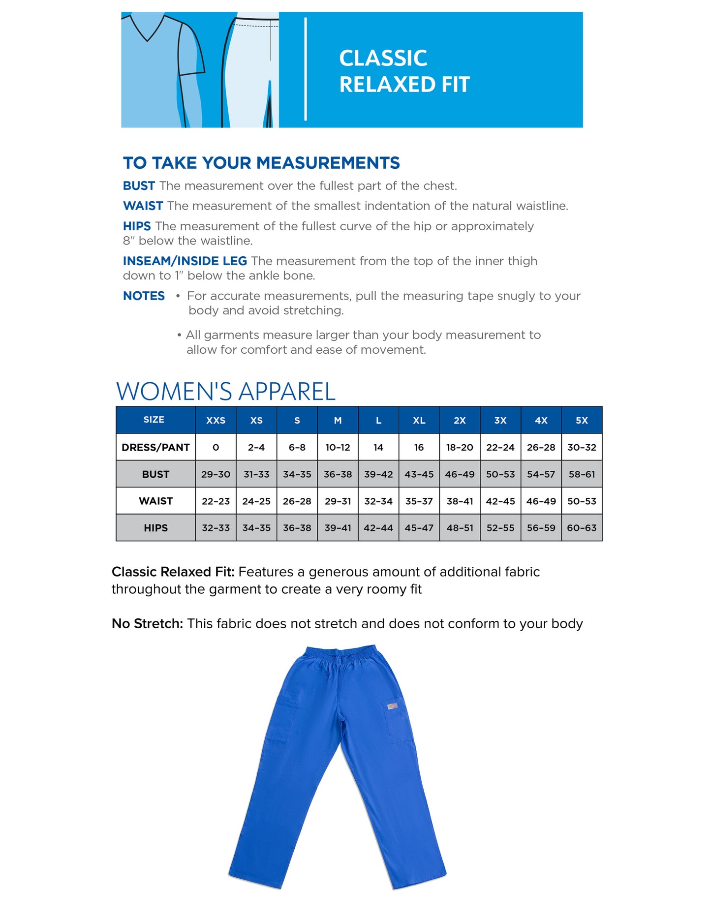 Women's 3-Pocket High-Rise Triple-Elastic Waist Pant - 83221 - Steel Grey