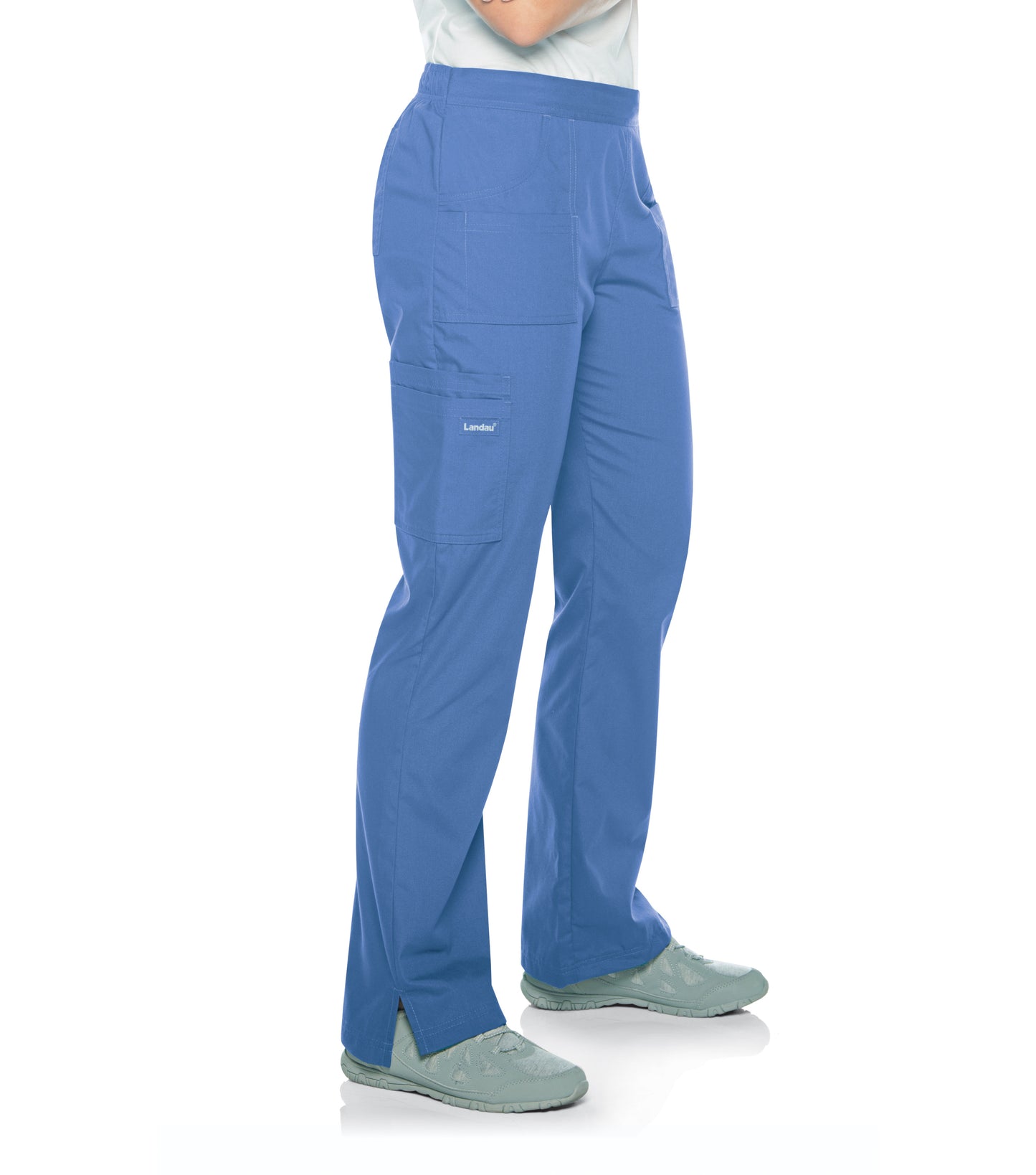 Women's 7-Pocket Straight Leg Cargo Pant - 8380 - Ceil Blue