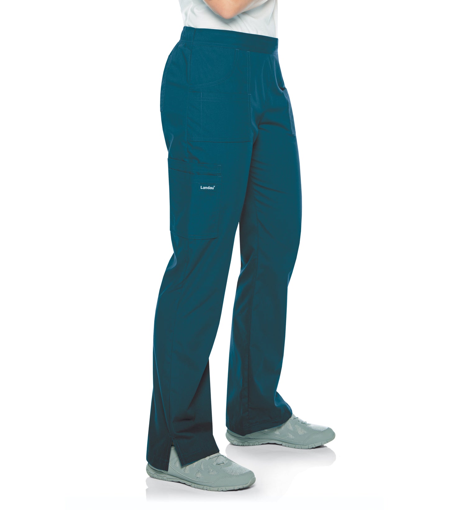 Women's 7-Pocket Straight Leg Cargo Pant - 8380 - Caribbean Blue