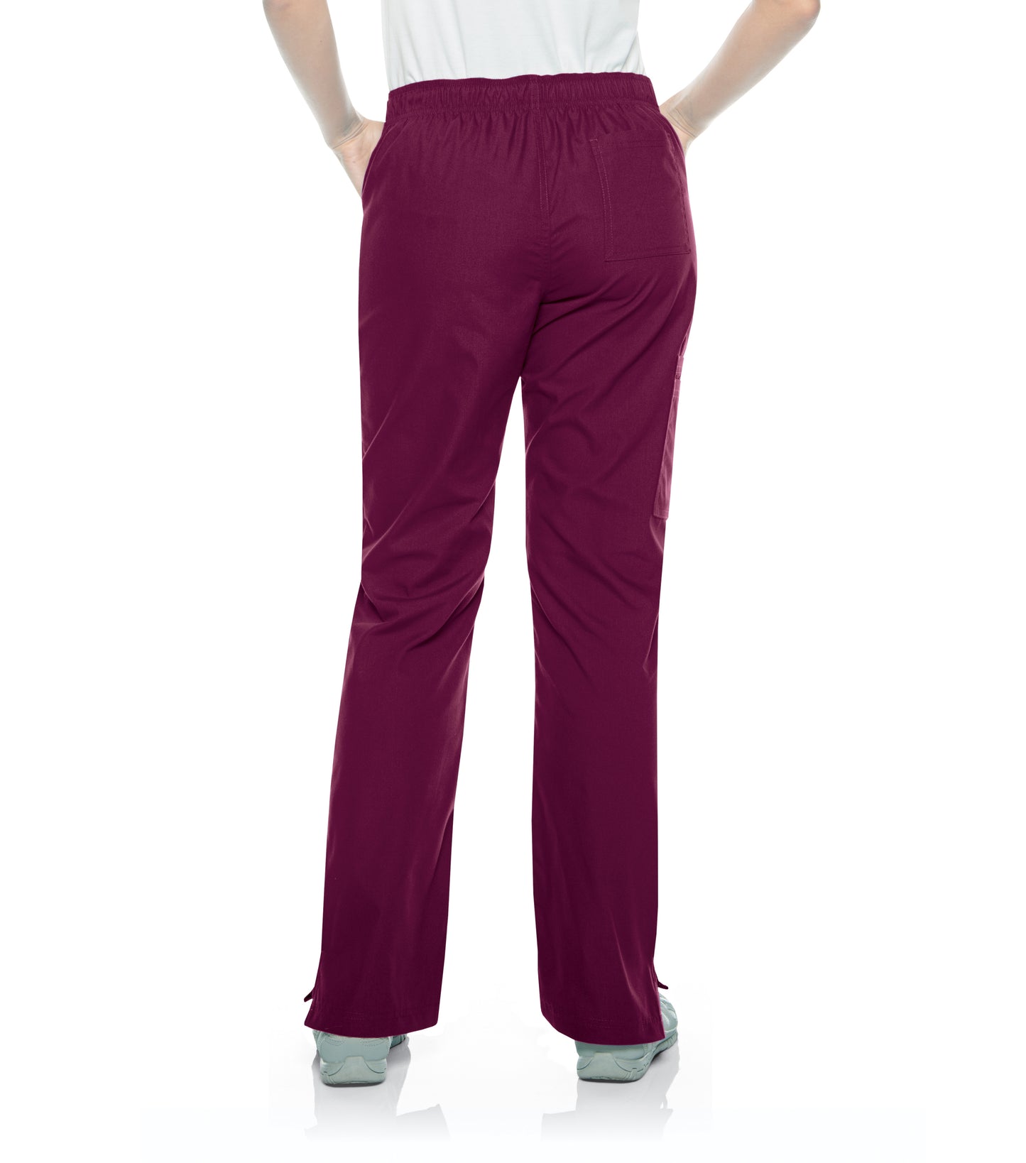 Women's 7-Pocket Straight Leg Cargo Pant - 8380 - Wine