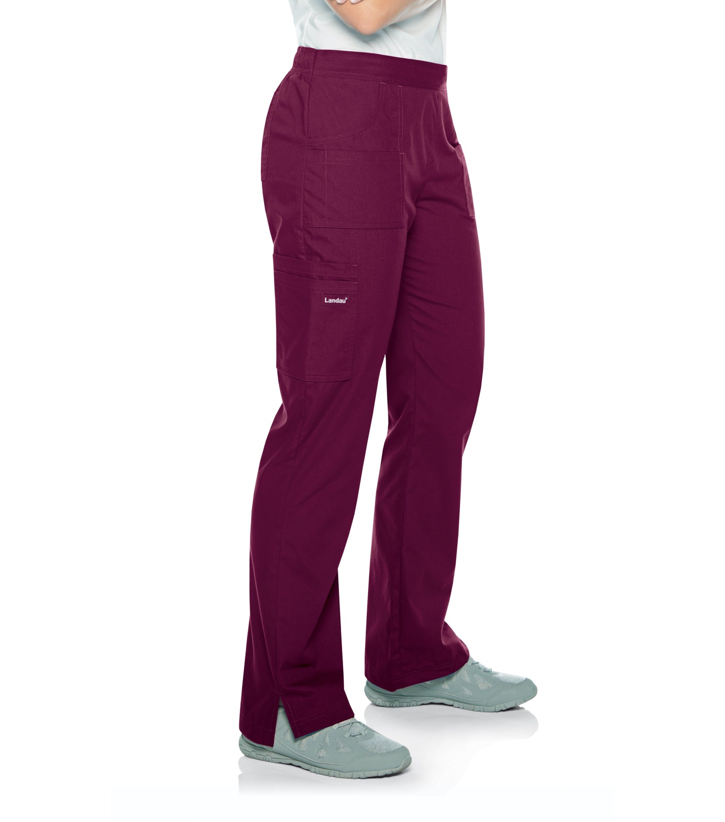 Women's 7-Pocket Straight Leg Cargo Pant - 8380 - Wine