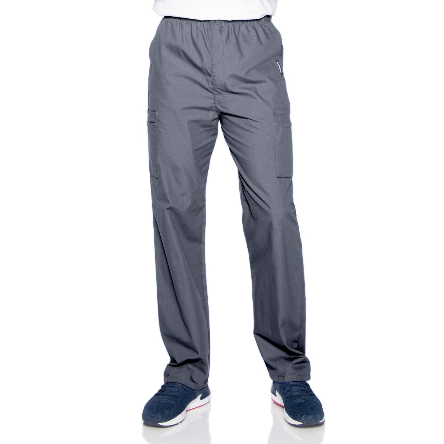 Men's 7-Pocket High-Rise Elastic Waist Cargo Pant - 8555 - Steel Grey