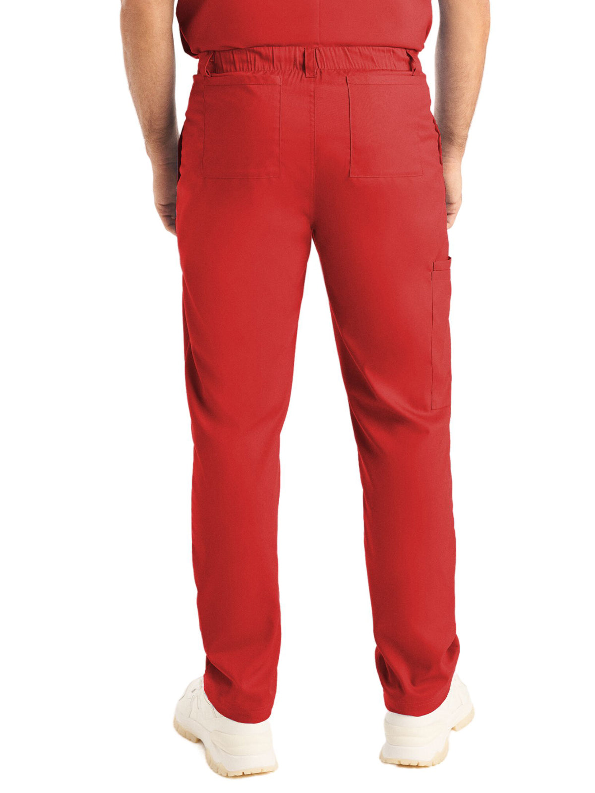 Men's 6-Pocket Zipper Fly Straight Leg Pant - LB408 - True Red