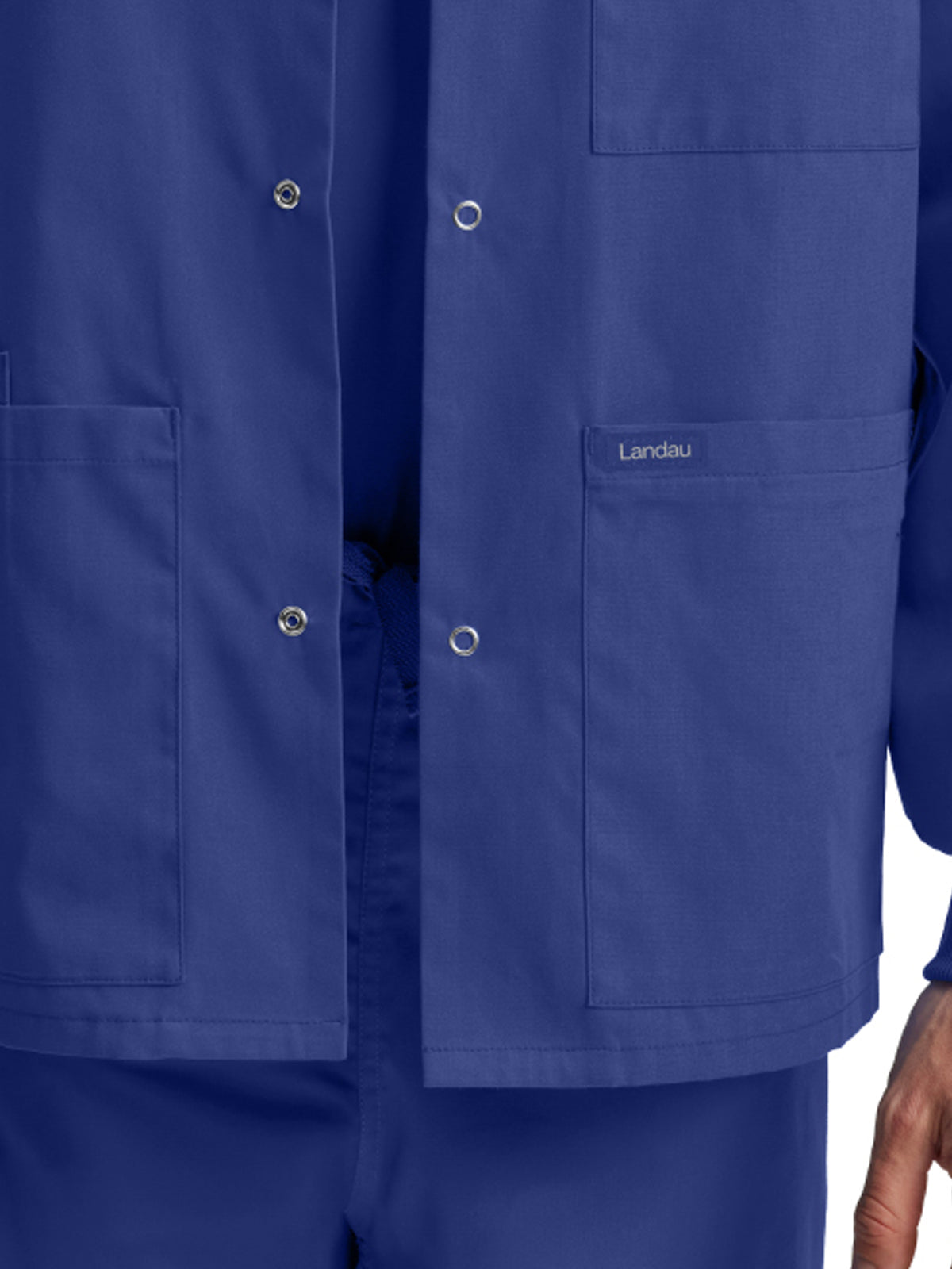 Unisex Snap Front Warm-Up Jacket - LJ709 - Royal Blue