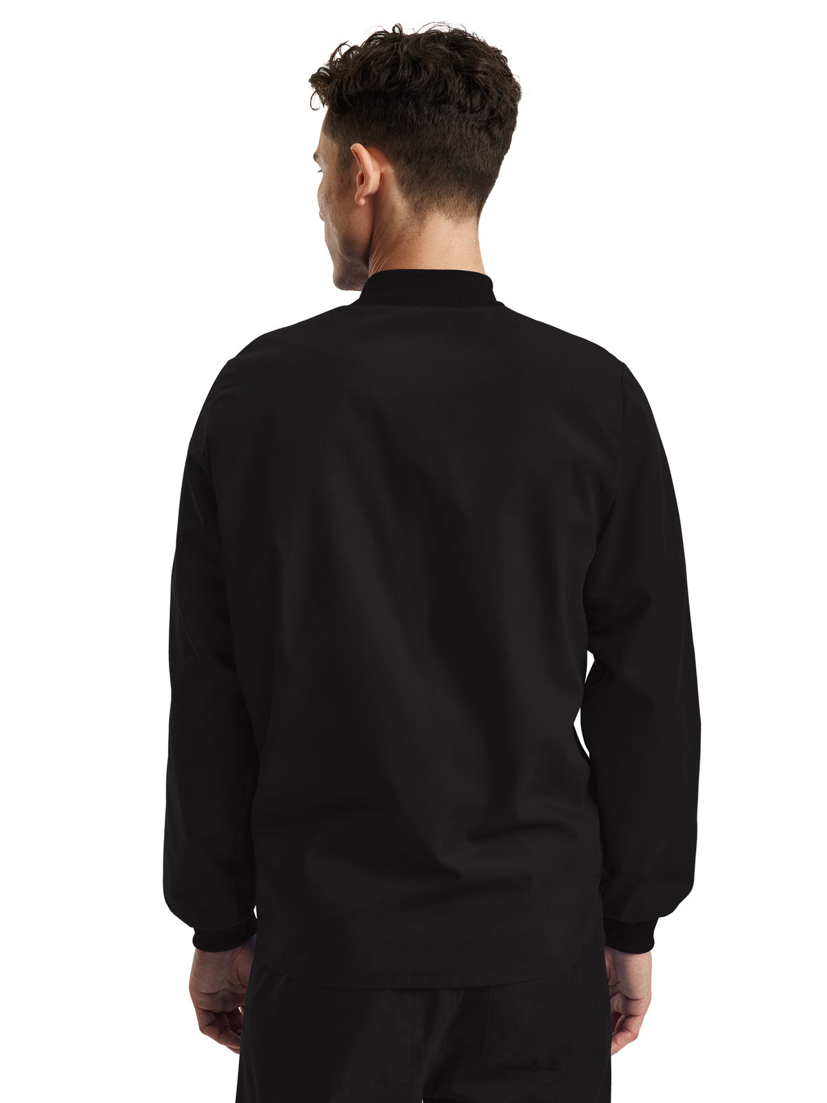 Unisex Snap Front Warm-Up Jacket - LJ709 - Black