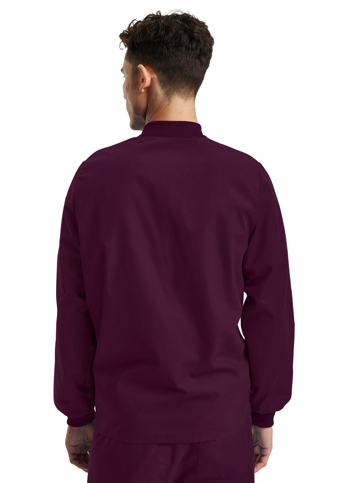 Unisex Snap Front Warm-Up Jacket - LJ709 - Wine