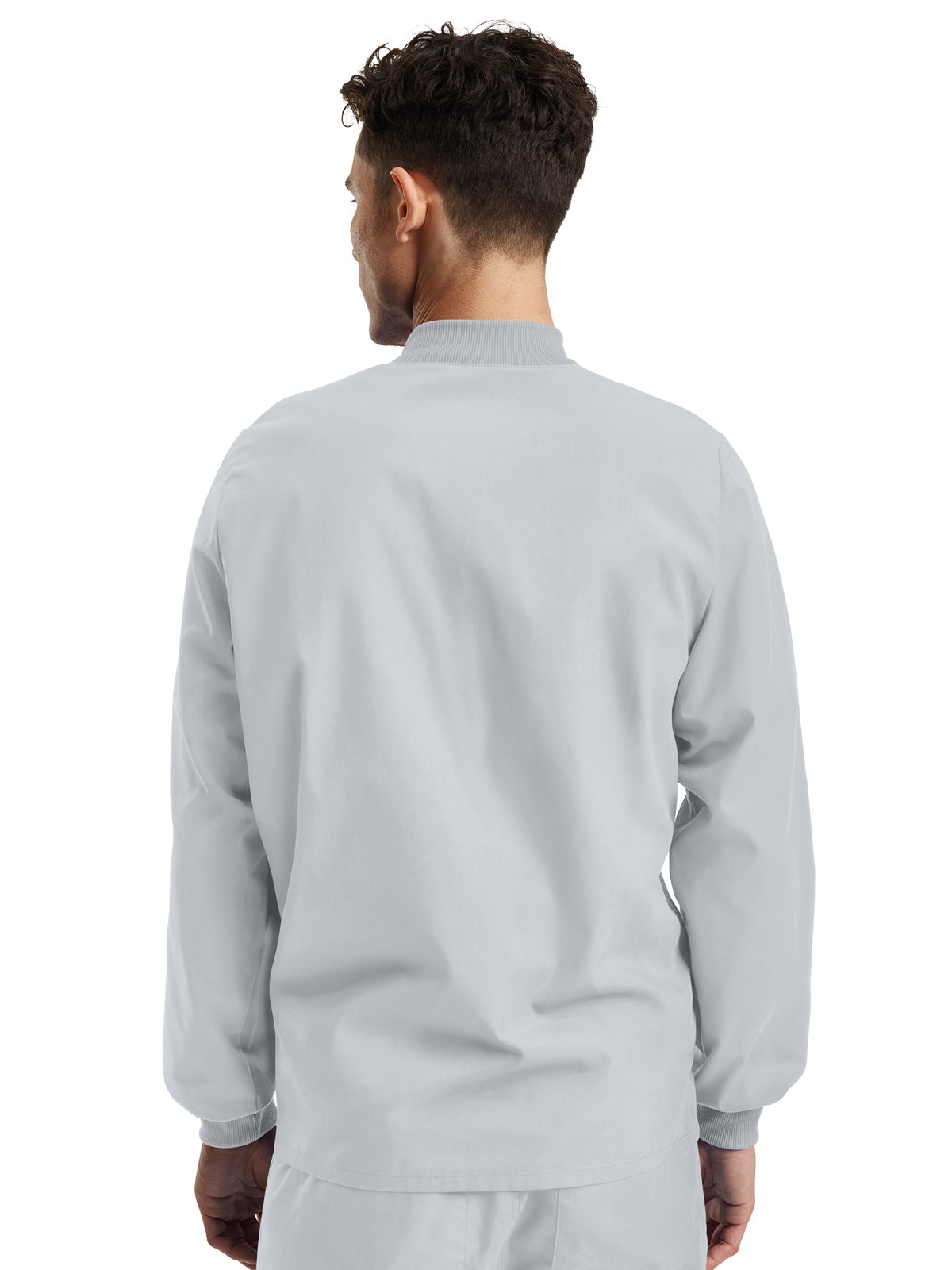 Unisex Snap Front Warm-Up Jacket - LJ709 - White