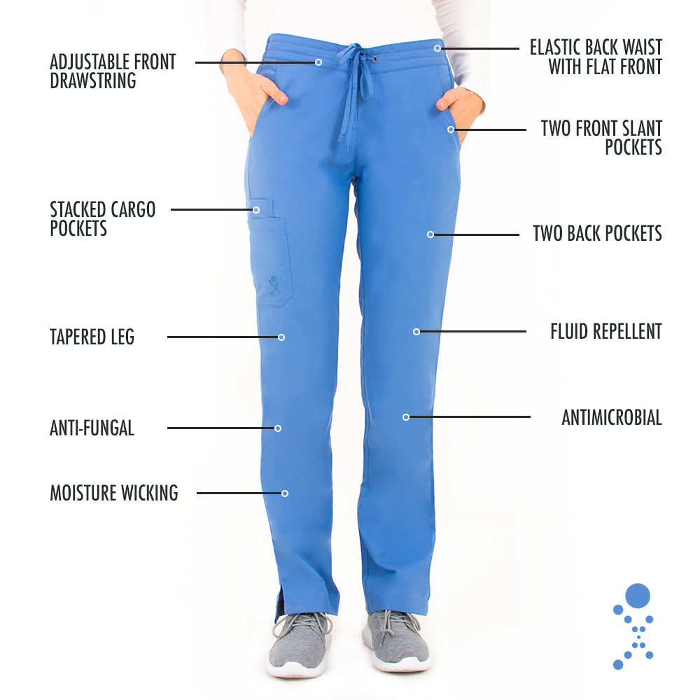 Women's Low Rise Utility Pant - 1425 - Ceil Blue