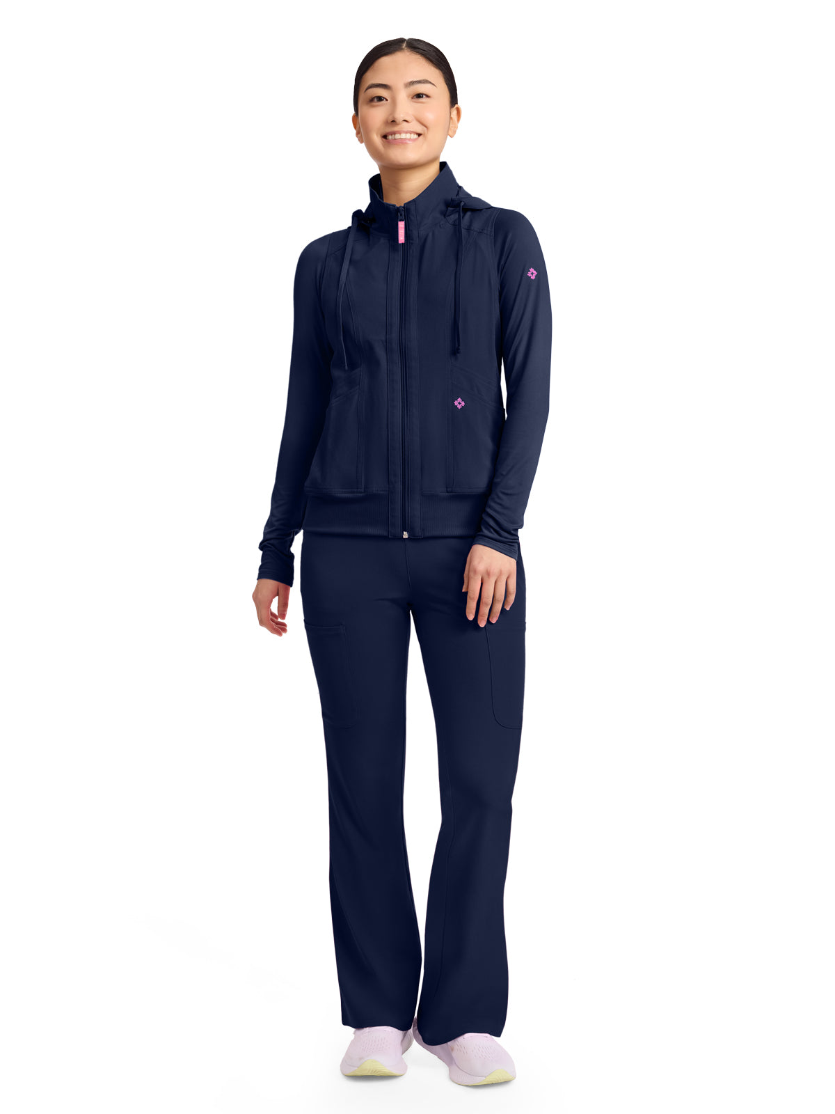 Women's 4-Pocket Zip Front Vest - 500 - Navy