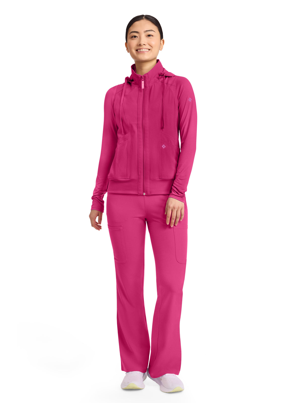 Women's 4-Pocket Zip Front Vest - 500 - Pink Power