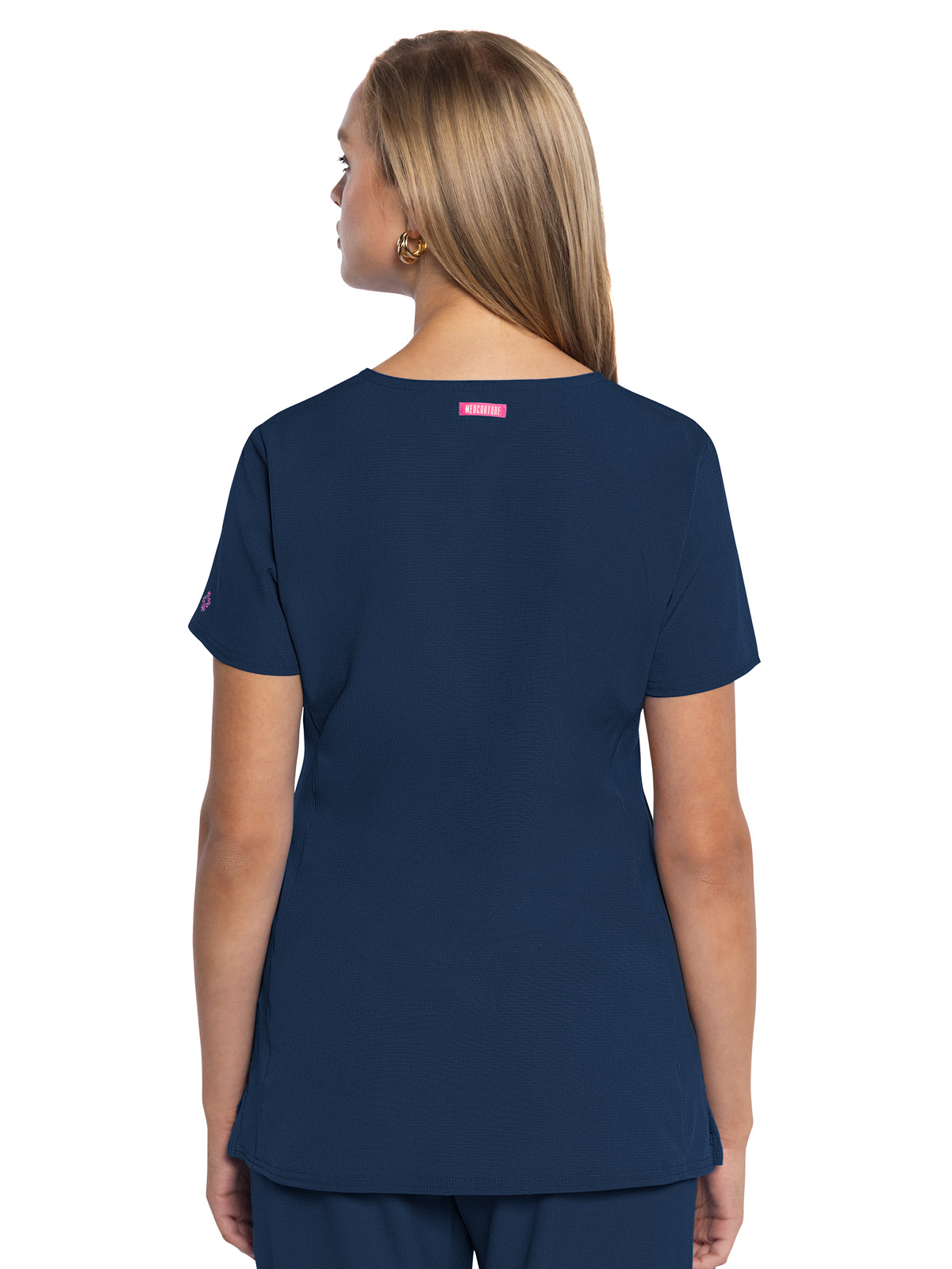 Women's 3-Pocket V-Neck Top - 702 - Navy