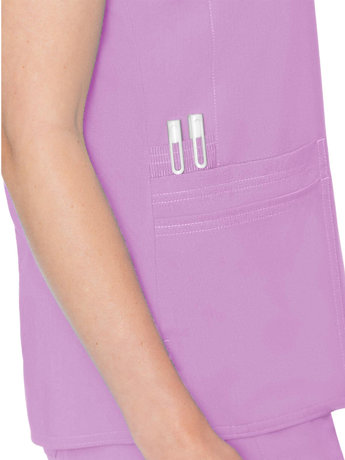 Women's 6-Pocket Raglan Sleeve Top - 7425 - Lilac