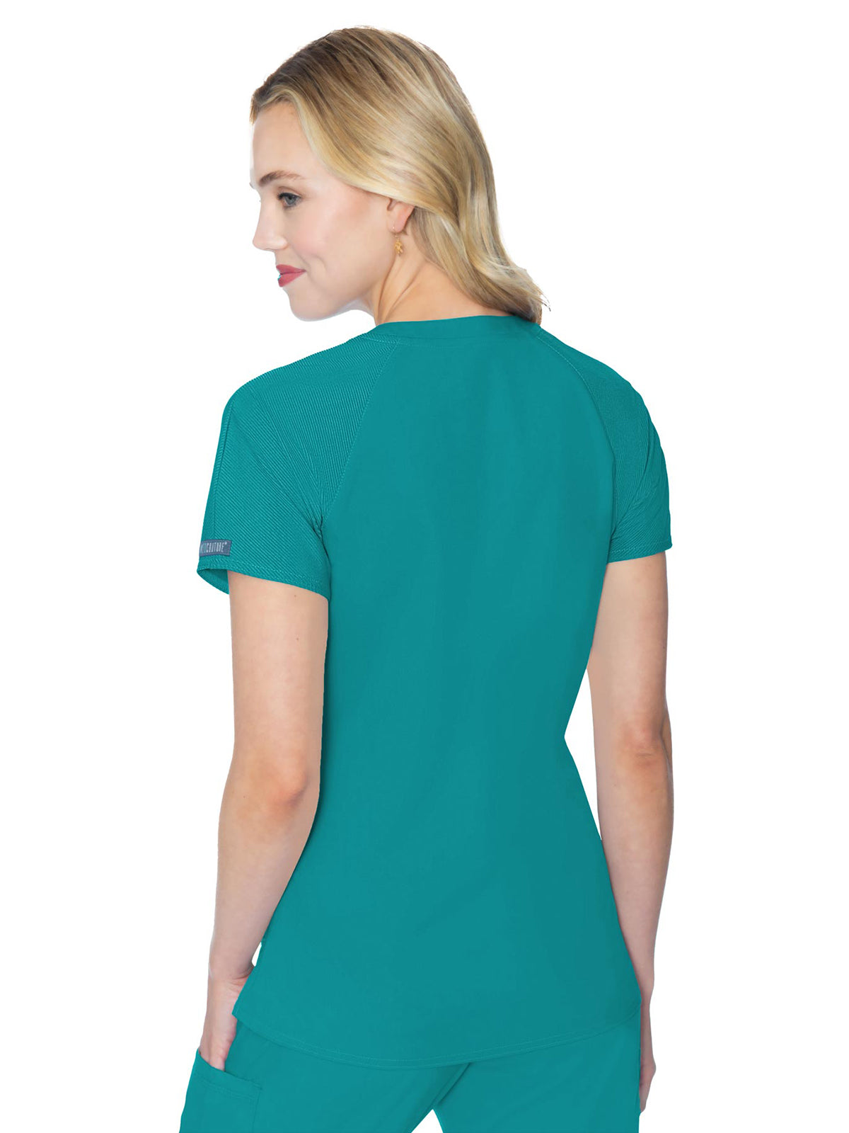 Women's 6-Pocket Raglan Sleeve Top - 7425 - Teal
