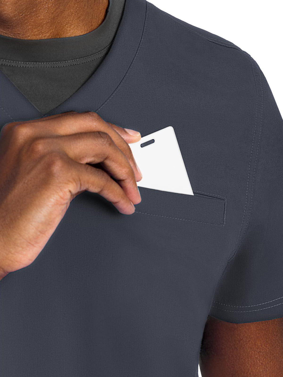 Men's 3 Pocket Top - 7477 - Pewter