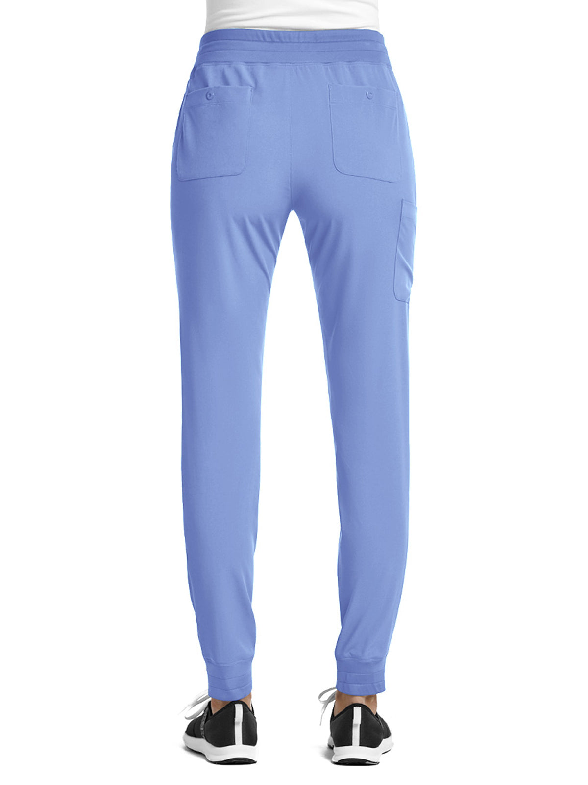 Women's Fitted Five-Pocket Jogger Pant - SJ202 - Ciel Blue