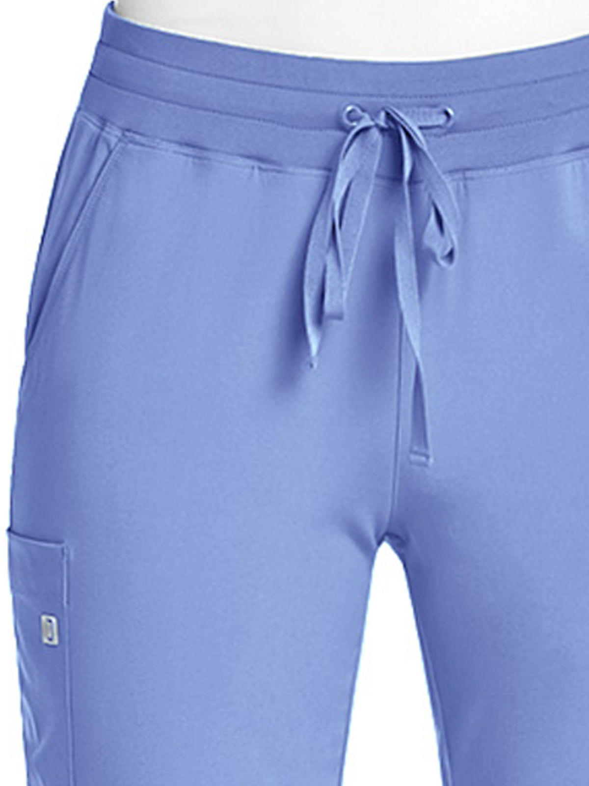 Women's Fitted Five-Pocket Jogger Pant - SJ202 - Ciel Blue