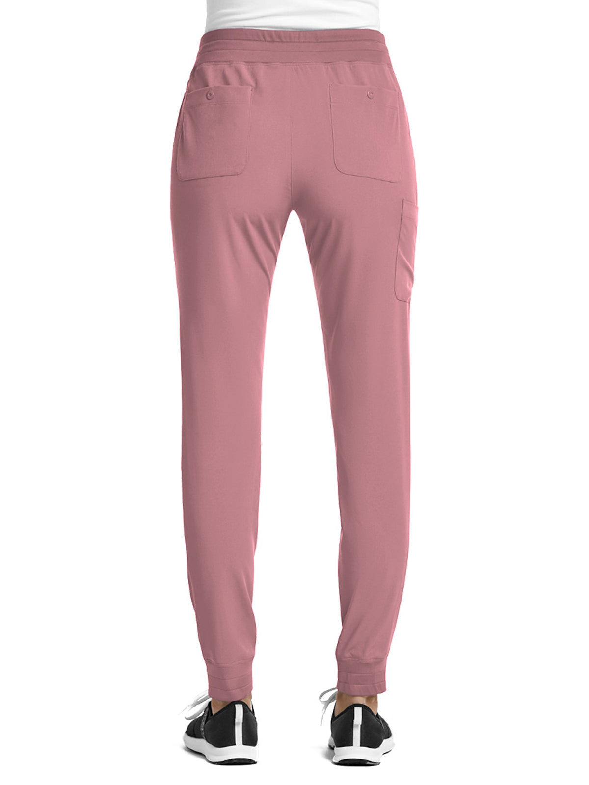 Women's Fitted Five-Pocket Jogger Pant - SJ202 - Dusty Rose