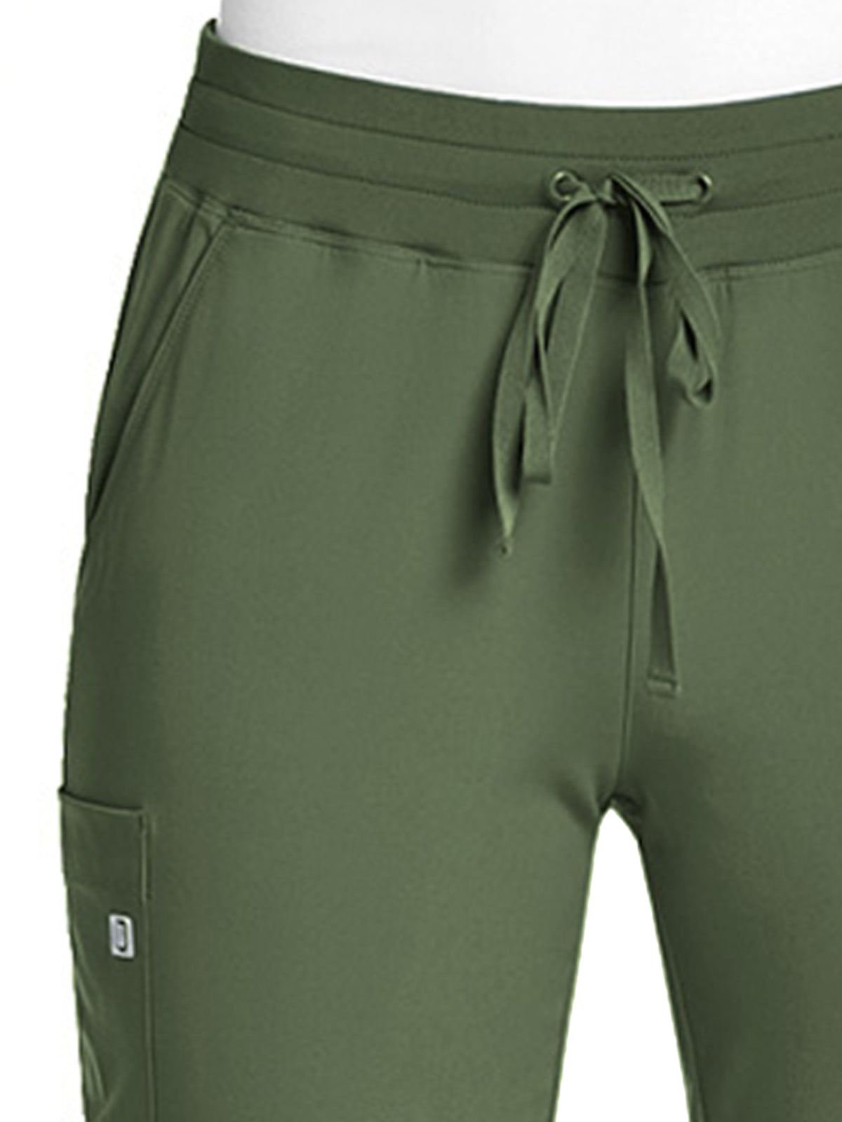 Women's Fitted Five-Pocket Jogger Pant - SJ202 - Olive