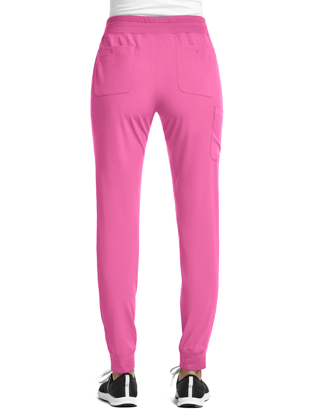 Women's Fitted Five-Pocket Jogger Pant - SJ202 - Pink Pop