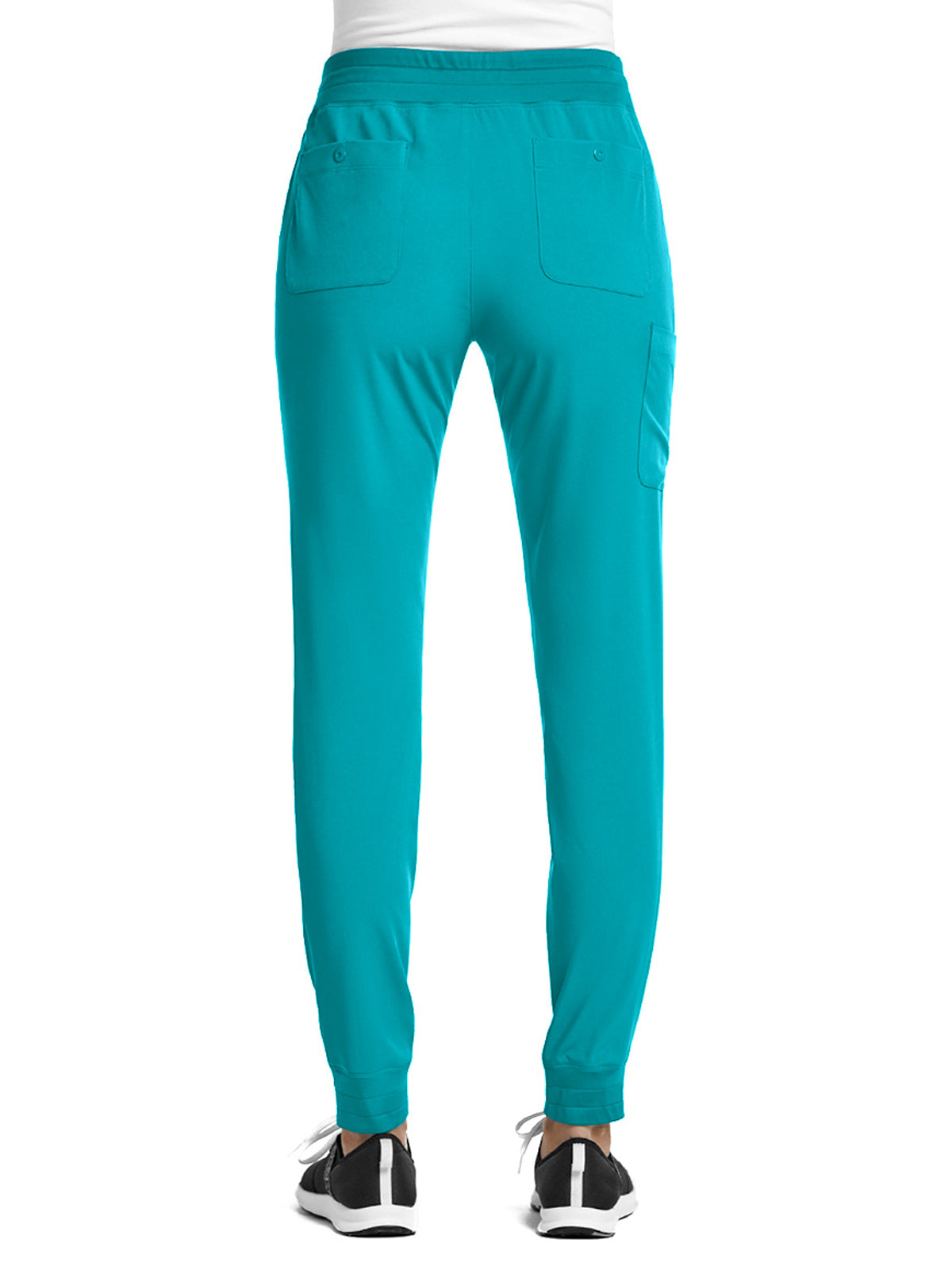 Women's Fitted Five-Pocket Jogger Pant - SJ202 - Teal