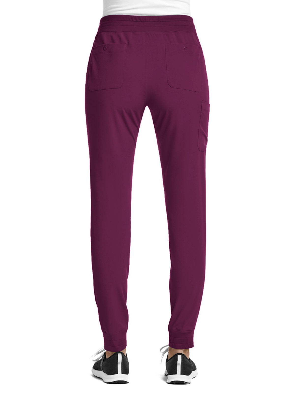Women's Fitted Five-Pocket Jogger Pant - SJ202 - Wine