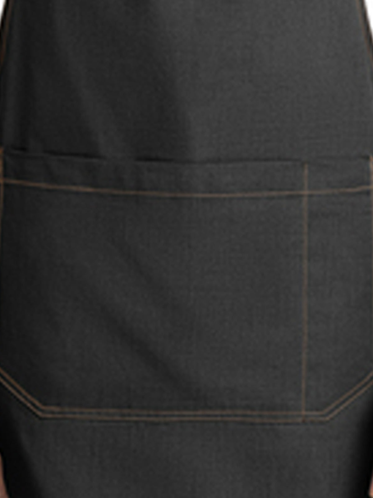 Unisex 2-Pocket Market Full-Length Bib Apron - A800 - Dark Midnight