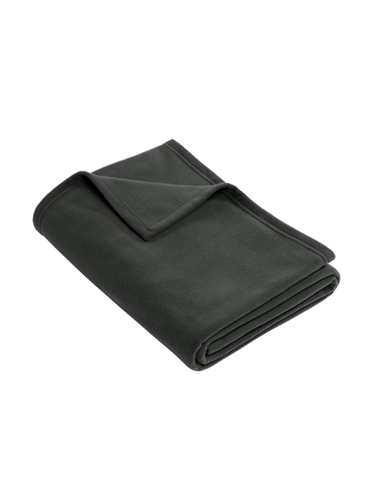 Unisex Fully Hemmed Fleece Blanket - BP20 - Iron Grey