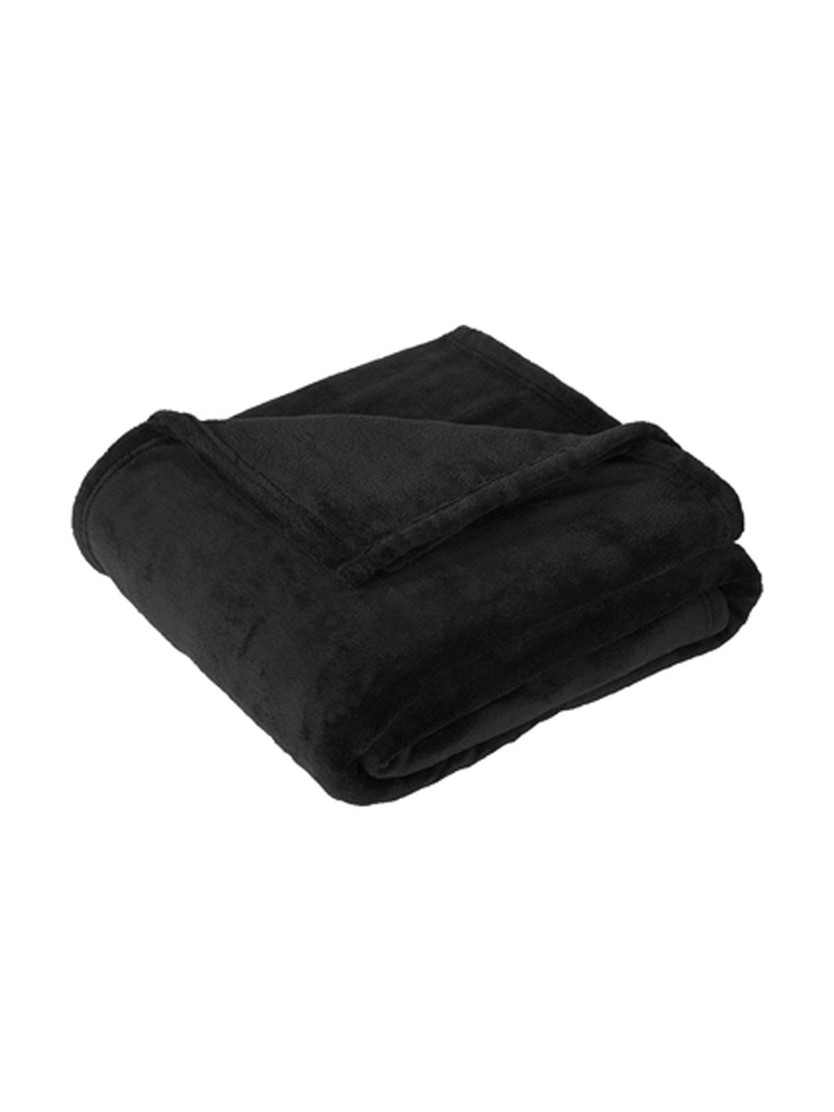 Unisex Oversized Ultra Plush Blanket - BP32 - Deep Black