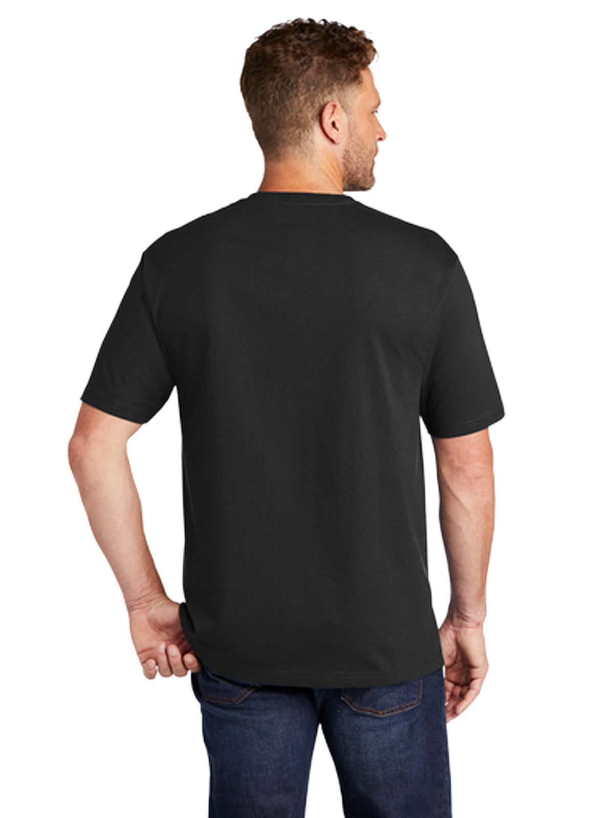 Men's 1-Pocket Workwear Tee - CS430 - Black