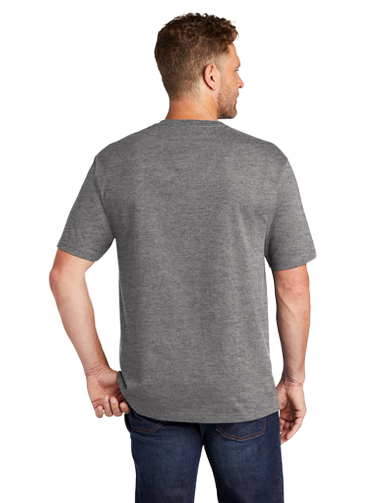 Men's 1-Pocket Workwear Tee - CS430 - Heathered Charcoal
