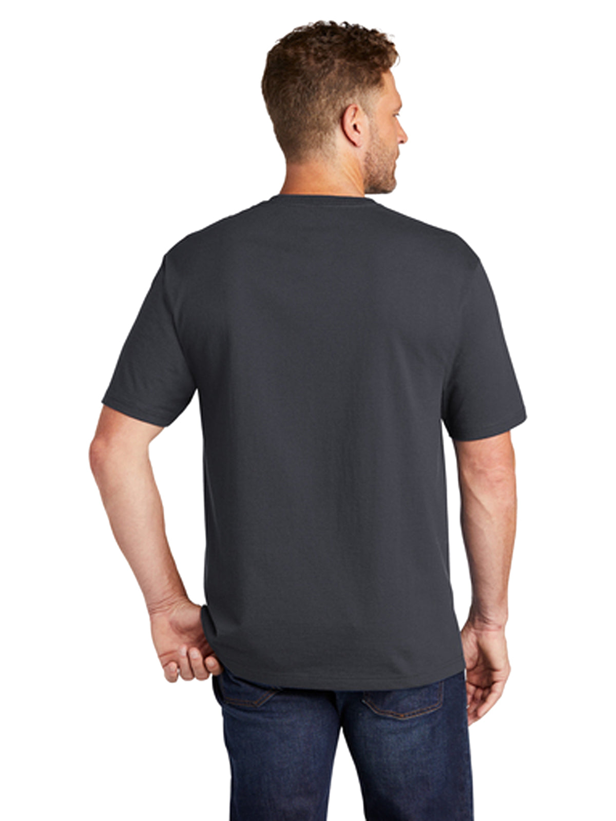 Men's 1-Pocket Workwear Tee - CS430 - Navy Blue