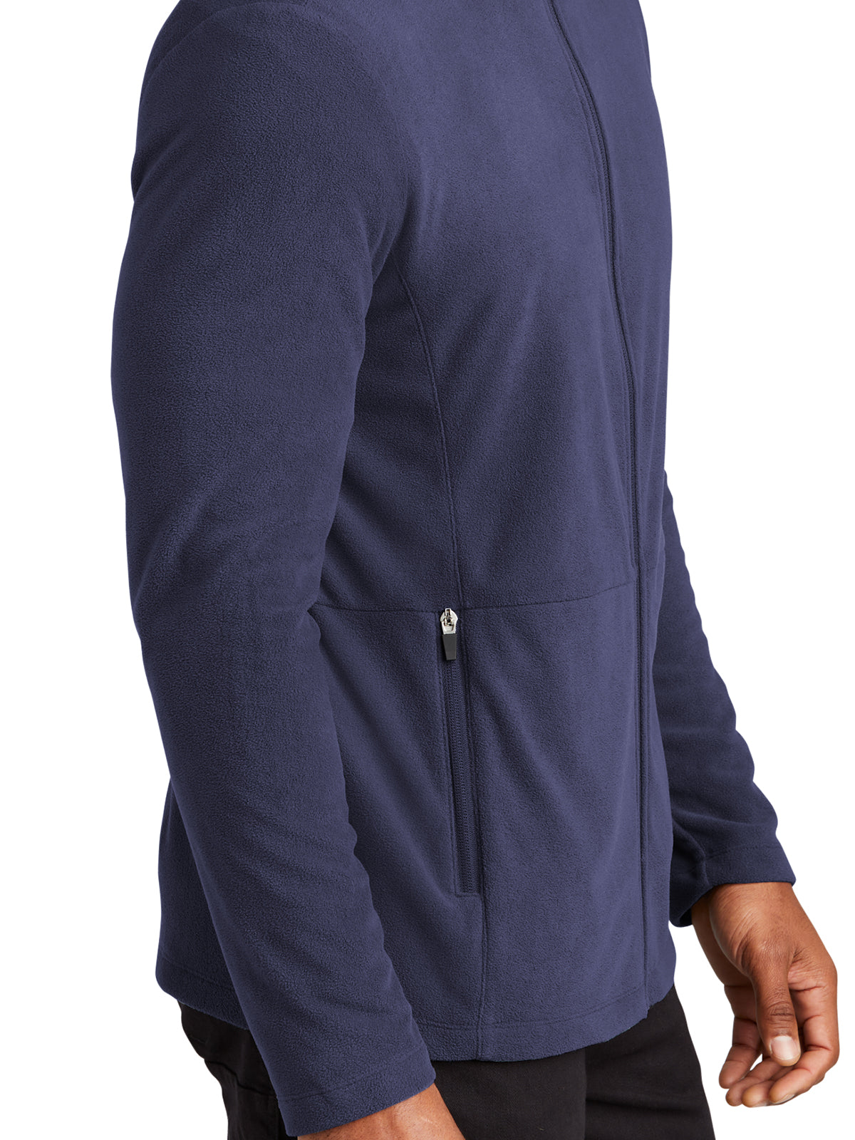 Men's Microfleece Jacket - F151 - Navy