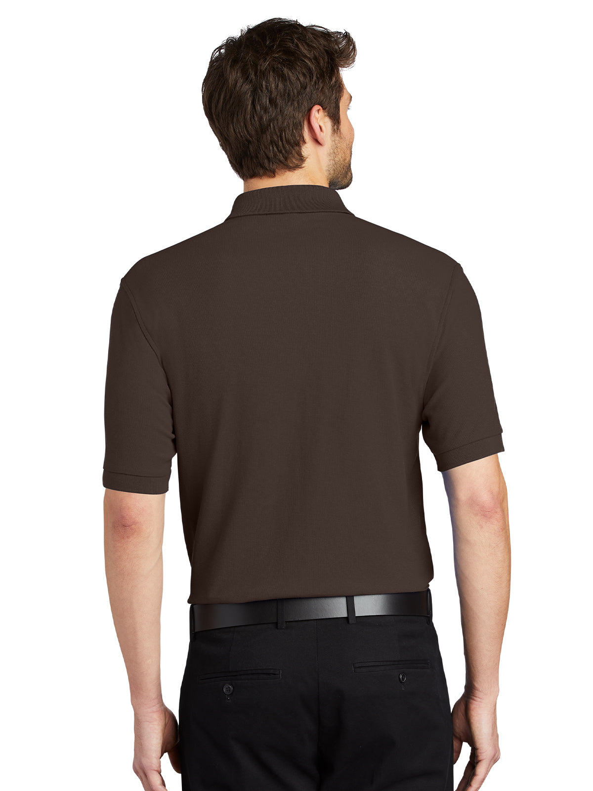 Men's Stretch Pique Polo - K500 - Coffee Bean