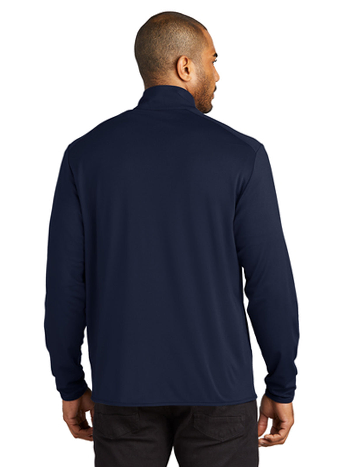 Men's 2-Pocket Stretch Fleece Full-Zip Sweatshirt - K595 - Navy