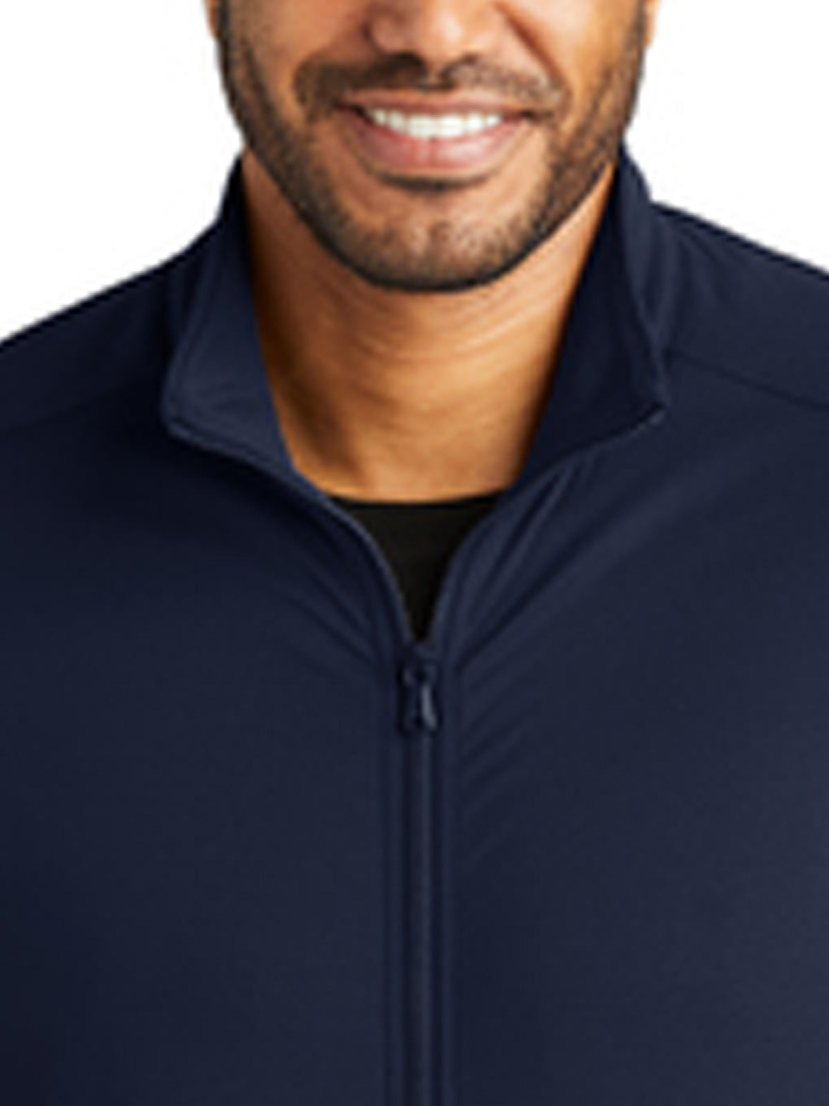 Men's 2-Pocket Stretch Fleece Full-Zip Sweatshirt - K595 - Navy