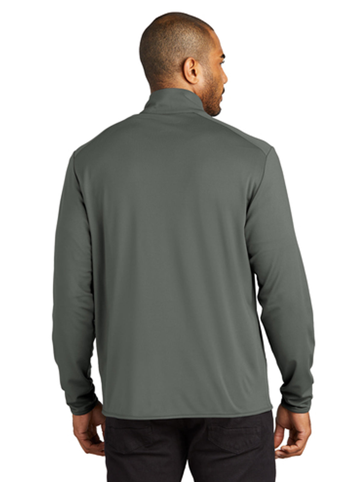 Men's 2-Pocket Stretch Fleece Full-Zip Sweatshirt - K595 - Pewter