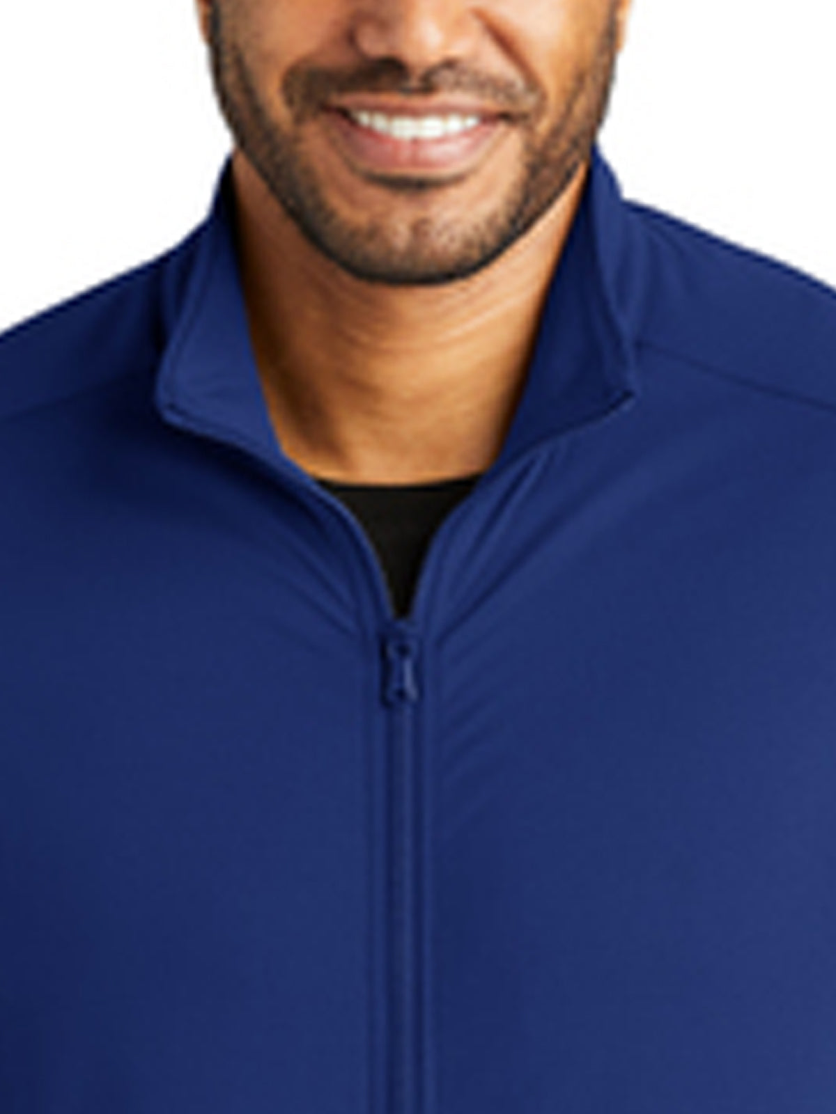 Men's 2-Pocket Stretch Fleece Full-Zip Sweatshirt - K595 - Royal