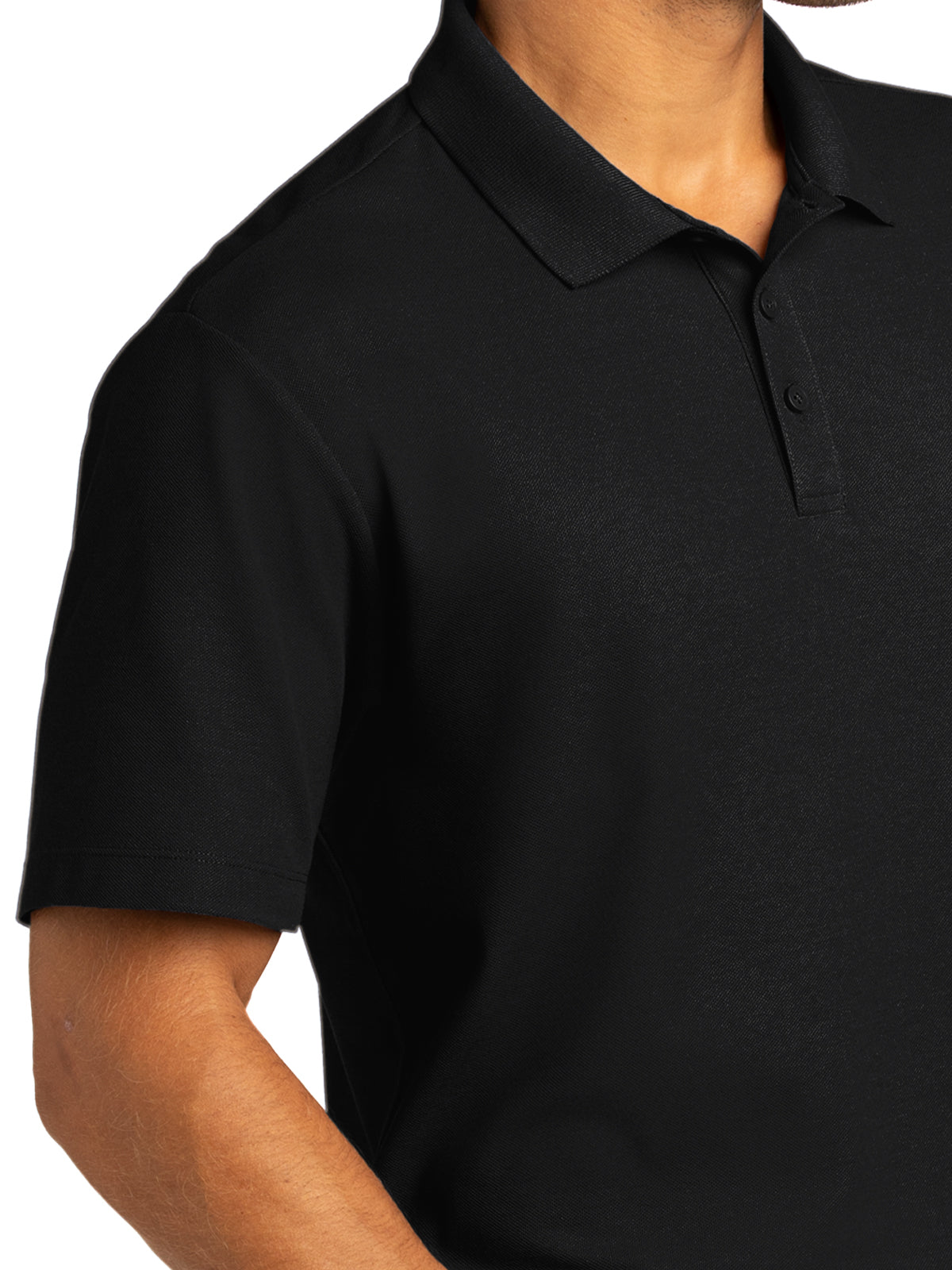 Men's Short Sleeve Polo - K810 - Deep Black