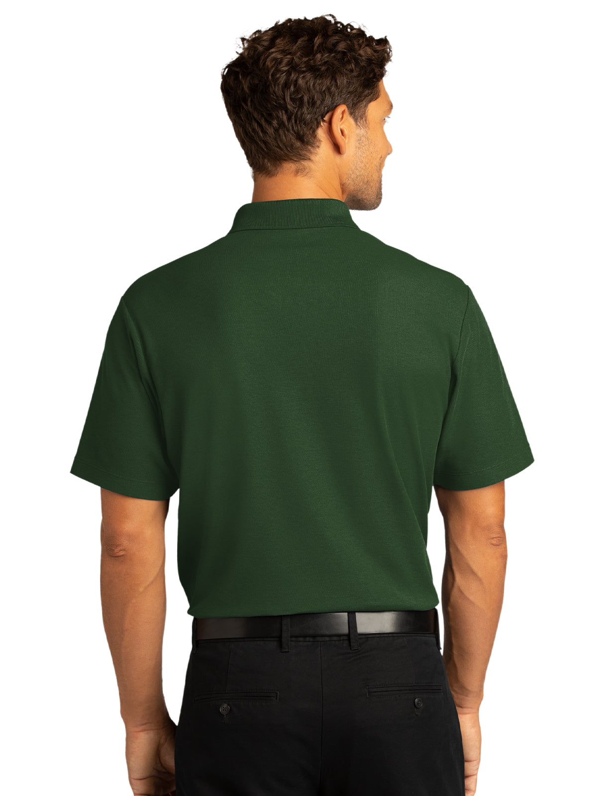 Men's Short Sleeve Polo - K810 - Dark Green