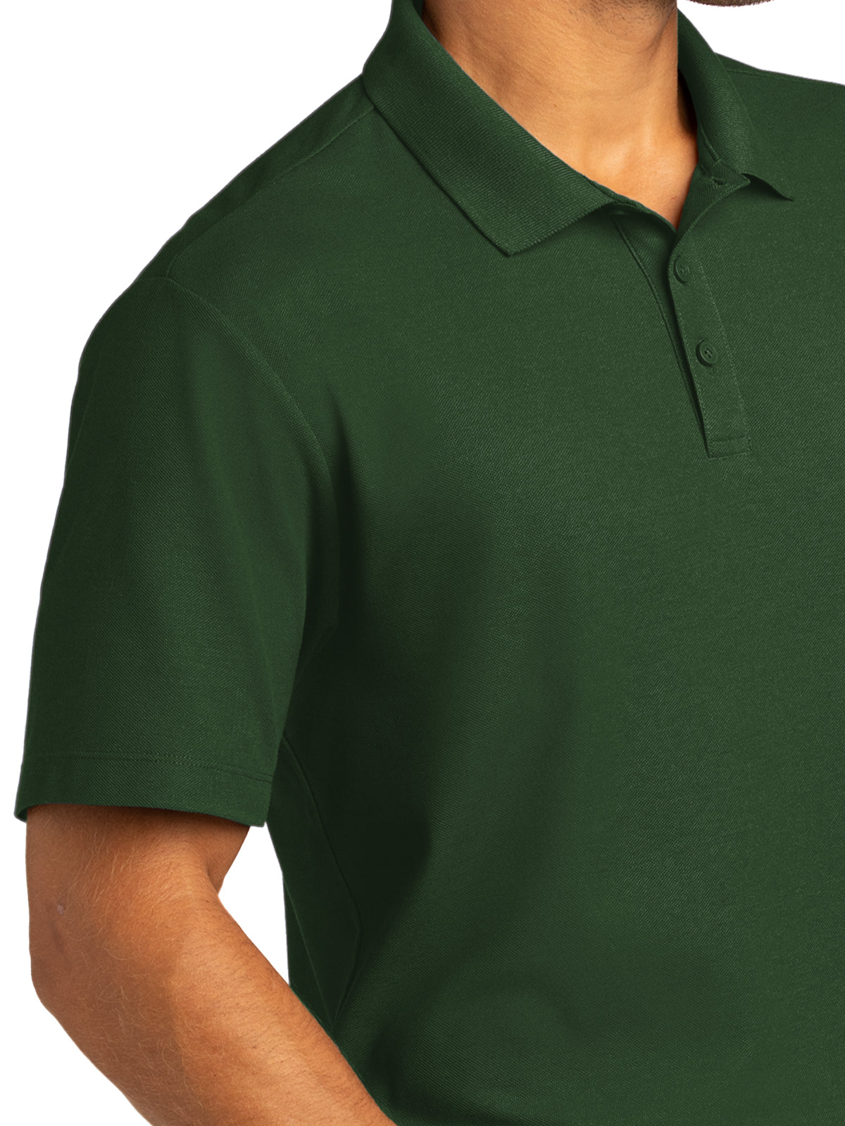 Men's Short Sleeve Polo - K810 - Dark Green