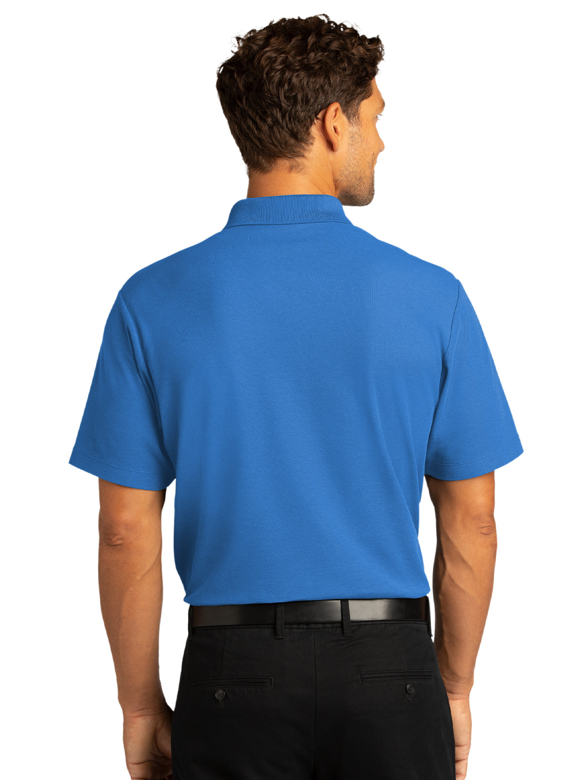 Men's Short Sleeve Polo - K810 - Strong Blue