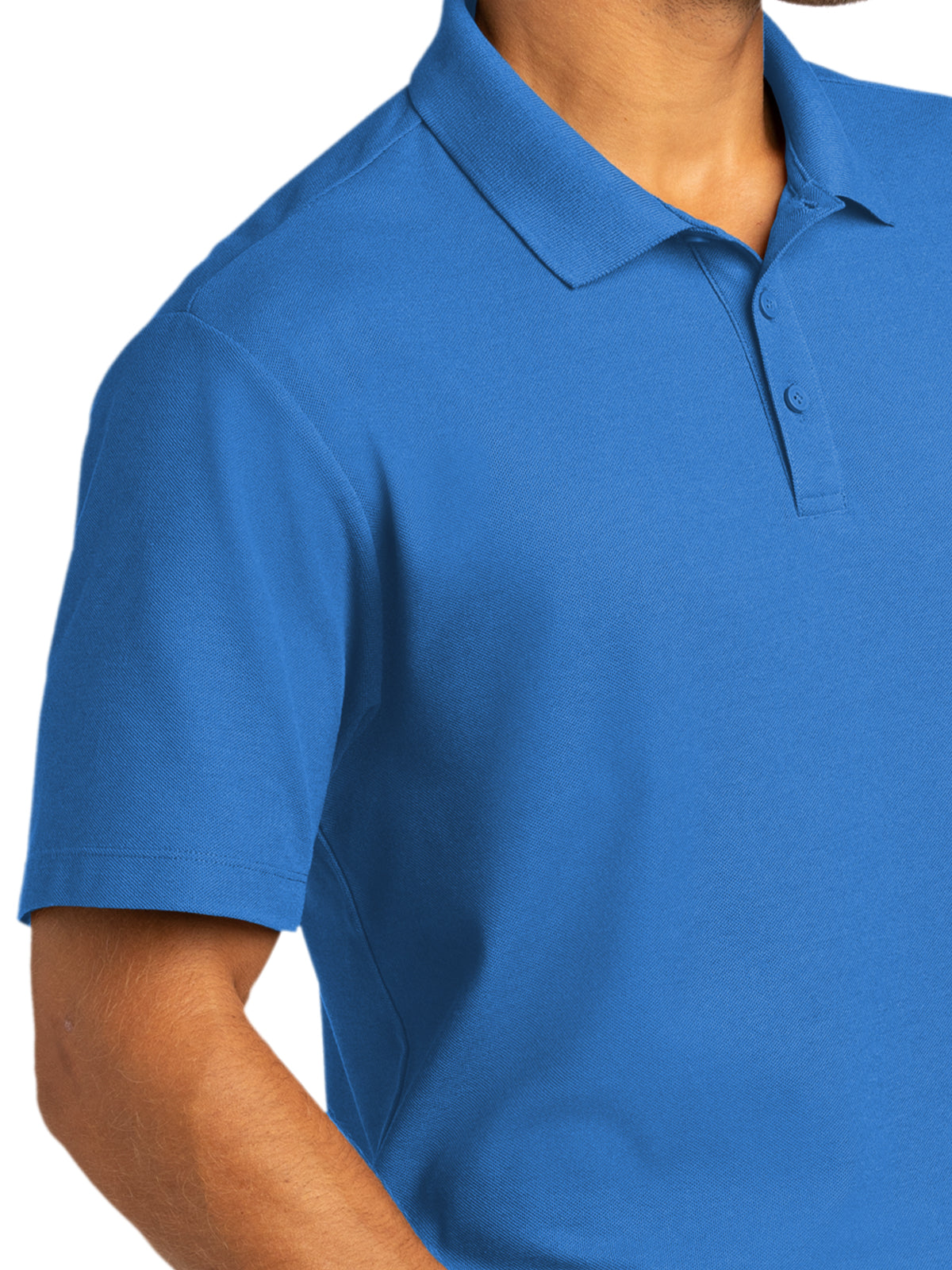 Men's Short Sleeve Polo - K810 - Strong Blue