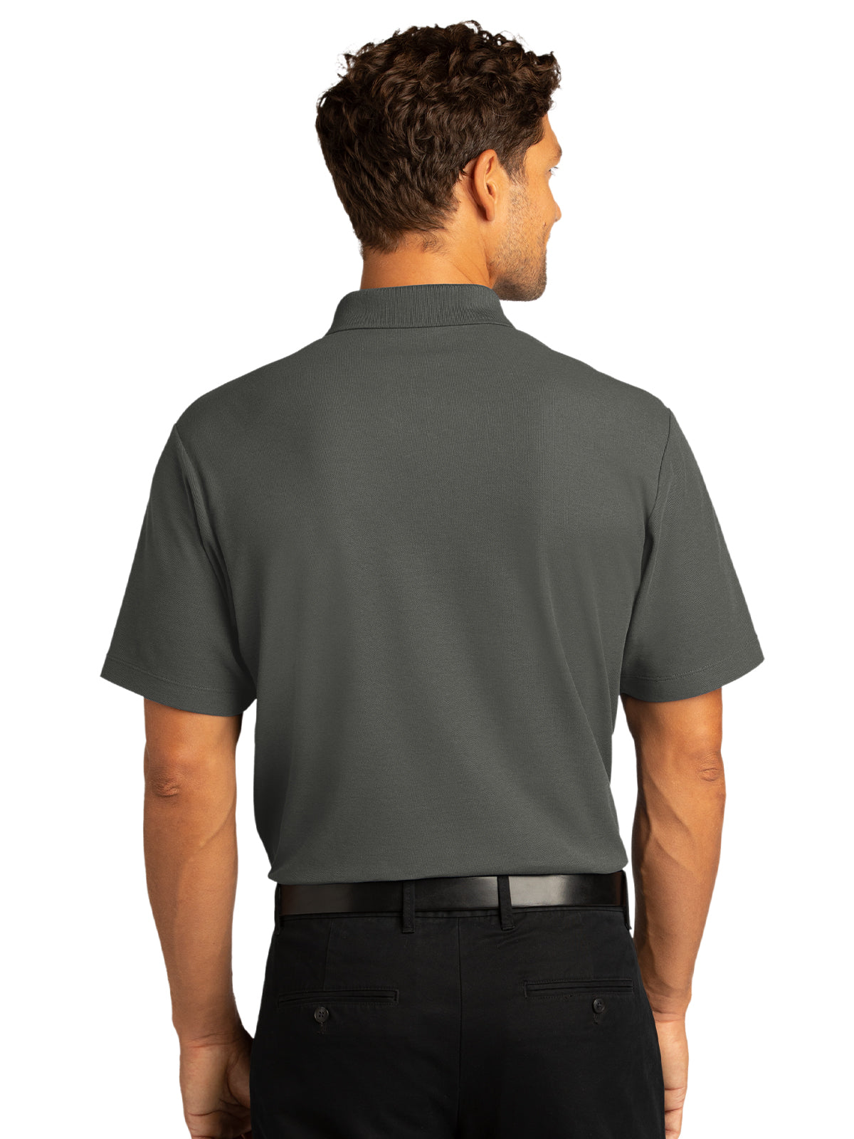 Men's Short Sleeve Polo - K810 - Storm Grey