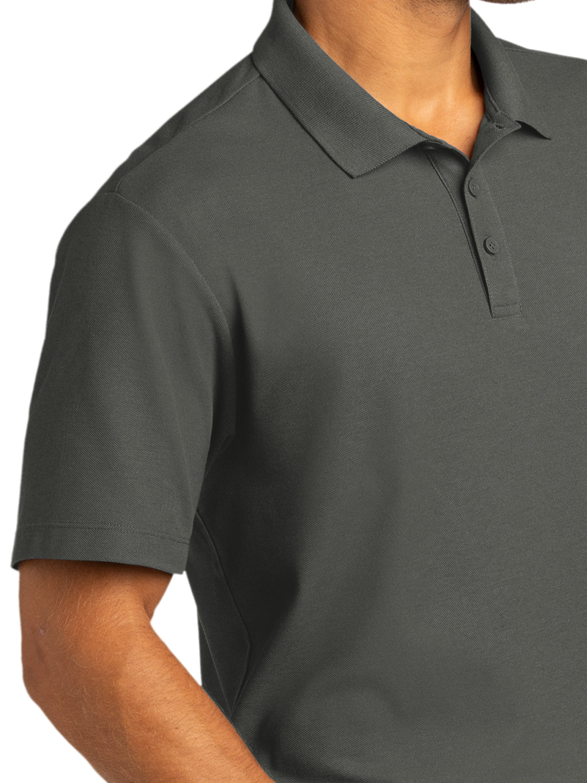 Men's Short Sleeve Polo - K810 - Storm Grey