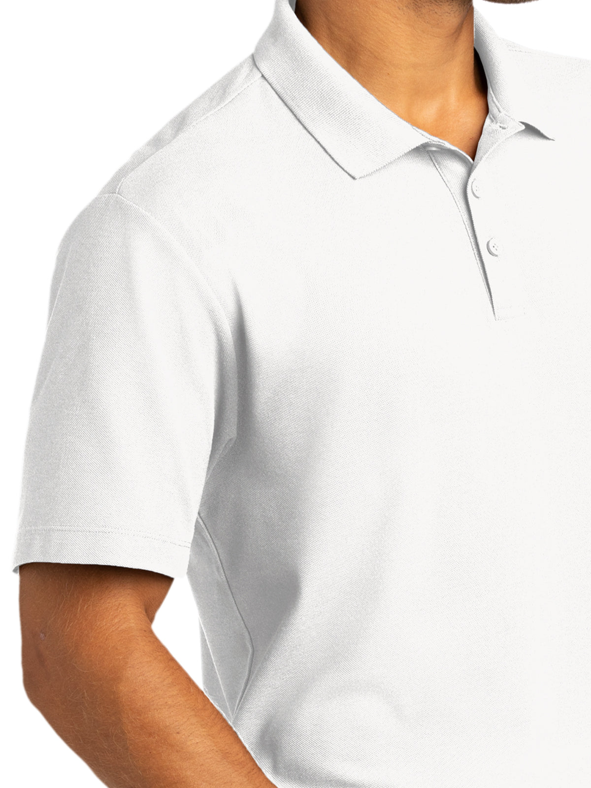 Men's Short Sleeve Polo - K810 - White