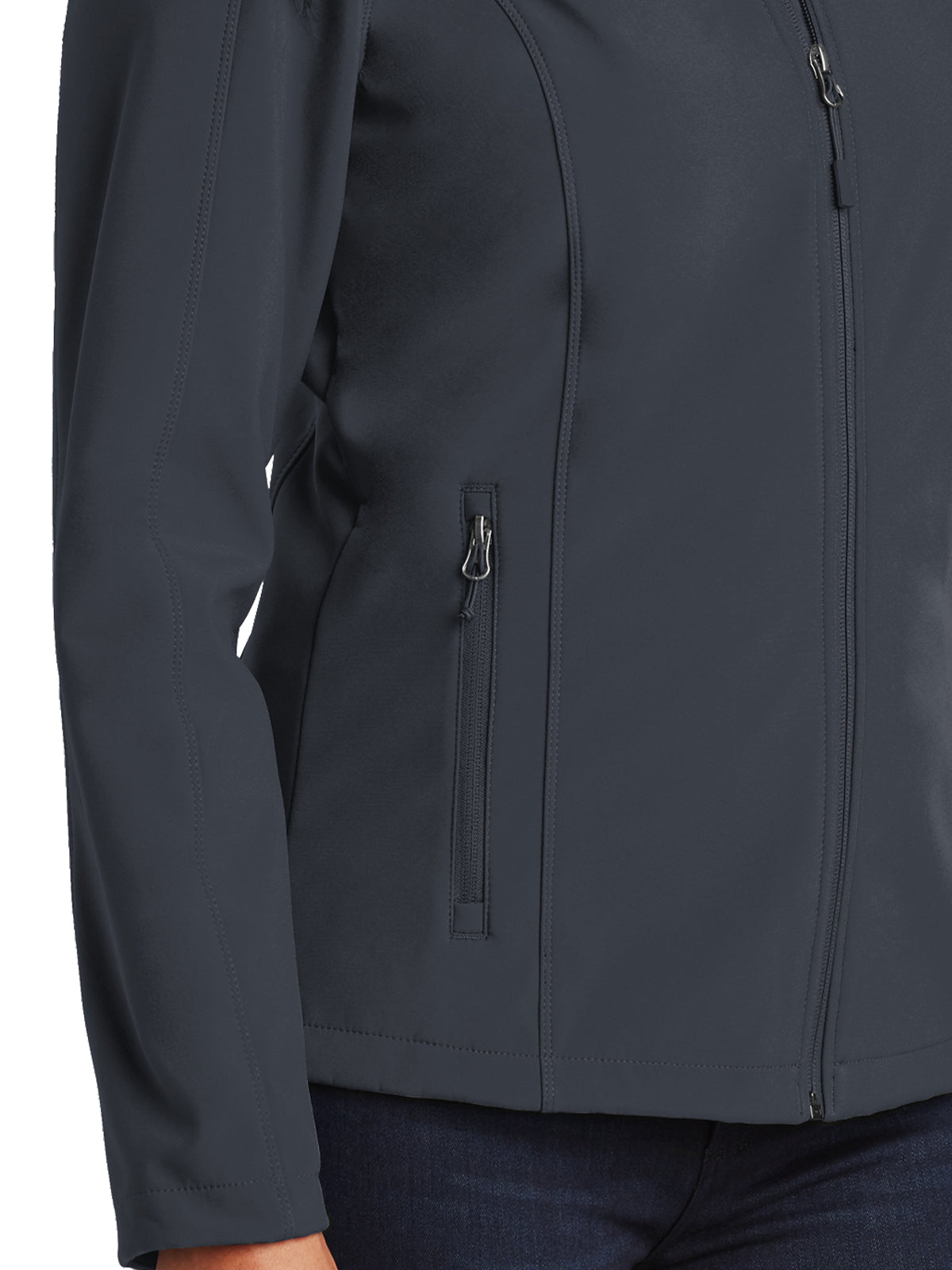 Women's Soft Shell Jacket - L317 - Battleship Grey
