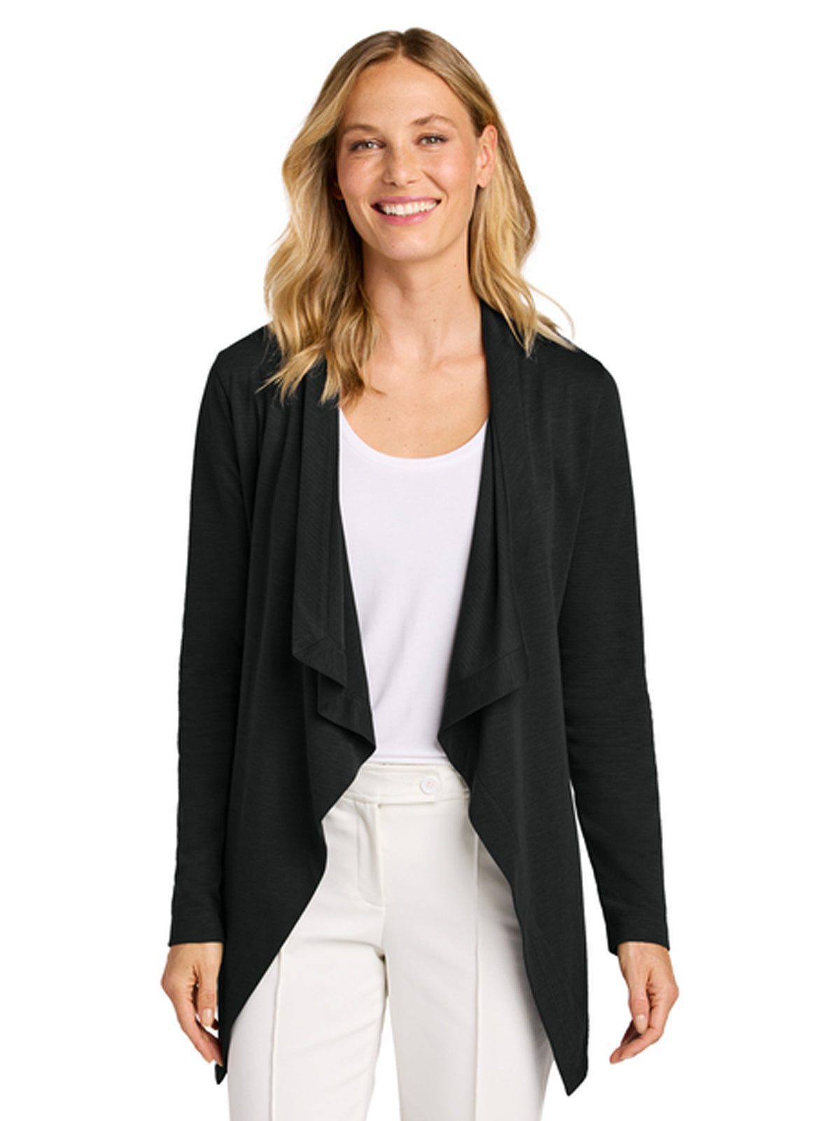 Women’s Breakwater Open Cardigan - LK820 - Deep Black