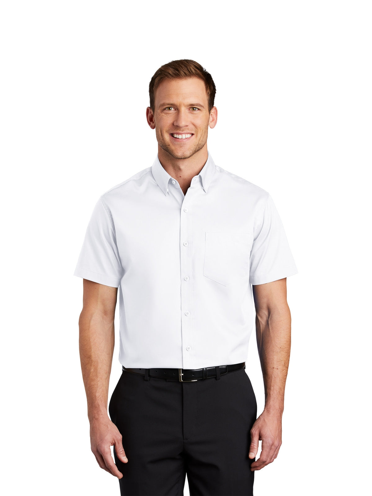 Men's Twill Shirt - S664 - White